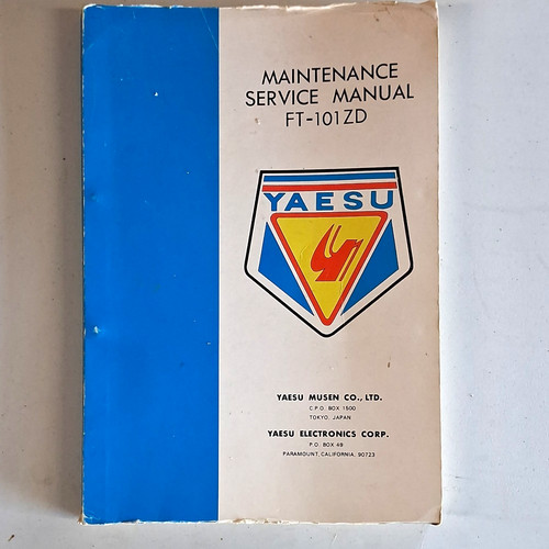 Yaesu 101zd maintenance - yaesu, ft-101zd