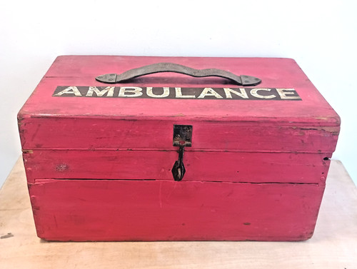 Vintage first aid box - first, medical