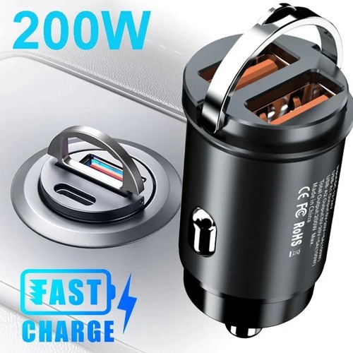 100w fast car charger mini - 100w,