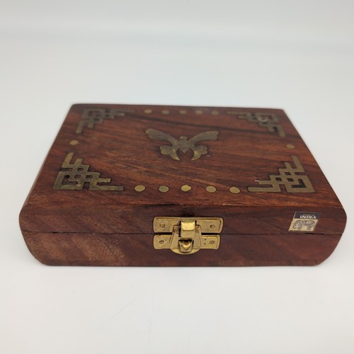 Wooden jewellery box with - jewellery,