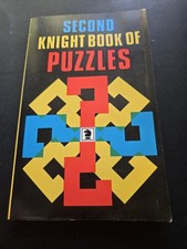Second Knight Book of Puzzles Falcon Travis 1978 Vintage Knight Books 70s Puzzle