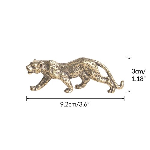 Vintage leopard statue panther - leopard,