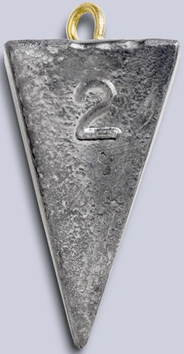Bullet weight pyramid sinker - pyramid, 8