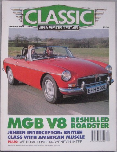 Classic sportscar 02 1993 - &, 02/1993