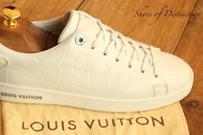 Louis Vuitton Moc Croc White Leather Shoes Trainers Sneakers Men's UK 5.5 US 6.5