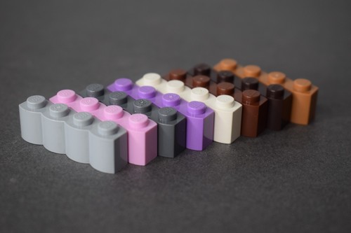 Lego 30137 brick 1x4 - brick, log