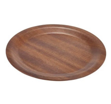 Genware darkwood round tray - darkwood,