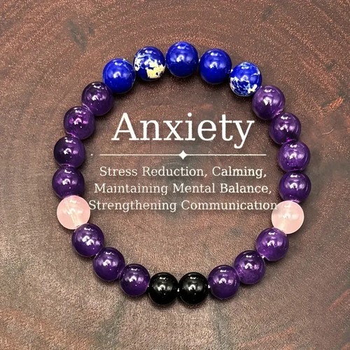 Anxiety amethyst gemstone - anxiety,