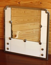 Vintage 46cm French Mirror - Chateau Chic Mid Century French Country Antique