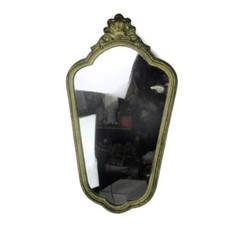 Ornate Mirror  Wood Gold