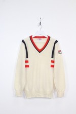 FILA 70'S VINTAGE VILAS 1978 WOOL JUMPER,RETRO,SIZE:MEDIUM