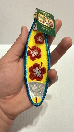 Old world christmas surfboard - world,
