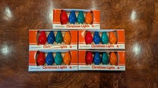 20 Vintage Sears C-7 1/2 Multicolor Christmas Lights (Bulbs)   Tested Working