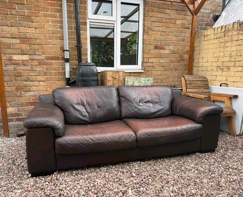 Violino seater leather sofa - seater,