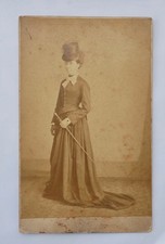 CDV OF A PRETTY LADY IN A