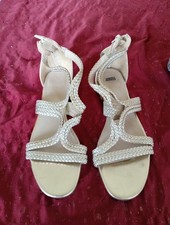 M&S Gold Tone Back Zip