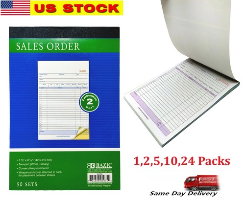Sales book order - sales, receipt
