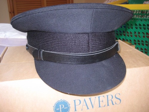 Chauffeur cap size 8in - size, 71/8in