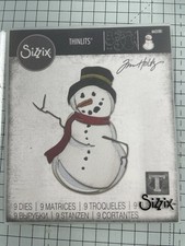 Sizzix Thinlits 9 Die Set Mr Frost by Tim Holtz 665581