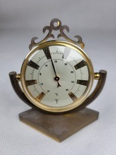 Thermometer Swivel Brass Tabletop Made In France Vintage 9cm High F⁰ C⁰ Rare 