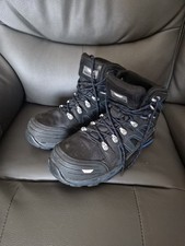 Trojan Mens Black Safety Toe Workboots Composite Lightweight Safety Toe UK 10