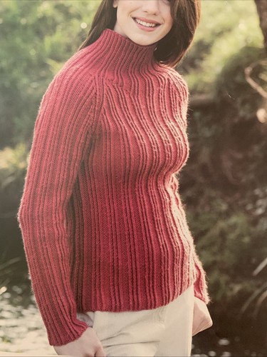 Knitting pattern raglan ribbed - pattern,
