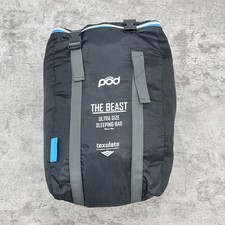 Pod ’The Beast’ Sleeping Bag for Adults with Compression Sack, Camping Equipment