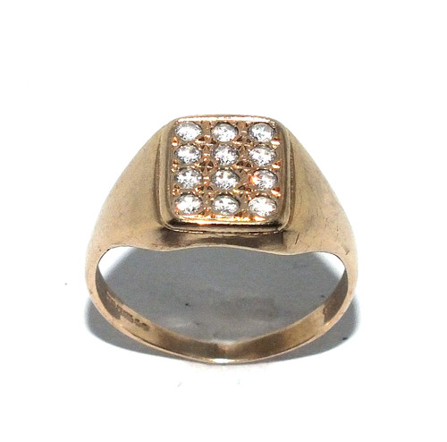 Gents mens 9ct - yellow, gold