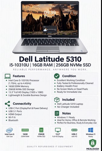 Dell latitude 5310 laptop - dell,