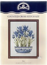 DMC Counted Cross Stitch Kit - Iris 14 Count 10 x 12"