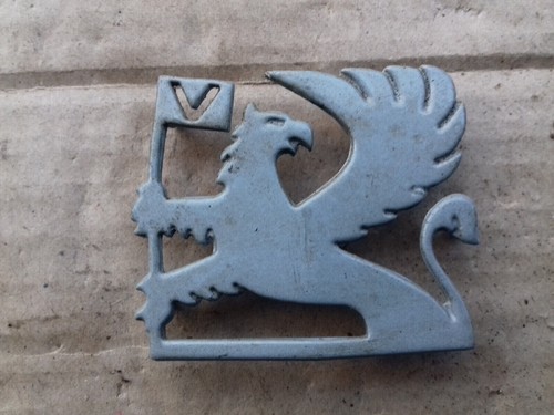 Vauxhall grey griffin badge - vauxhall,,