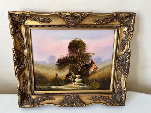 Vintage original oil canvas - original,