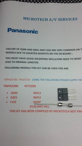 Panasonic txp42gt30 txp42st30 - panasonic,
