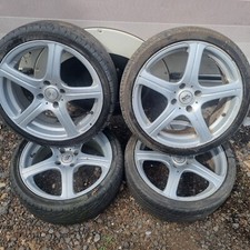 bk racing set alloy wheels 17 205/40/ZR17