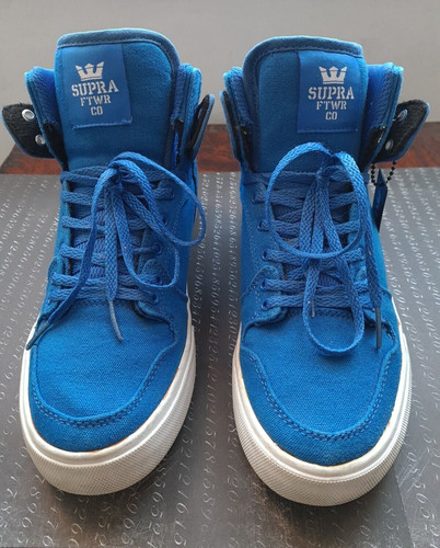 Supra vaider blue high top - high,