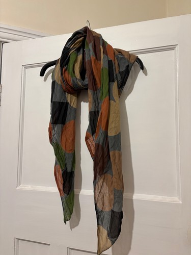 Silk blend italian scarf - blend,