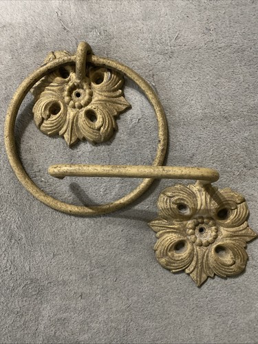 Vintage scroled wrought iron - wrought,