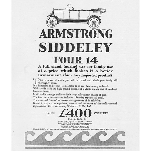 Armstrong siddeley four - armstrong, 14