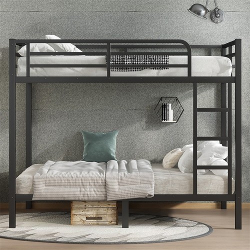 Metal full over - full, bed