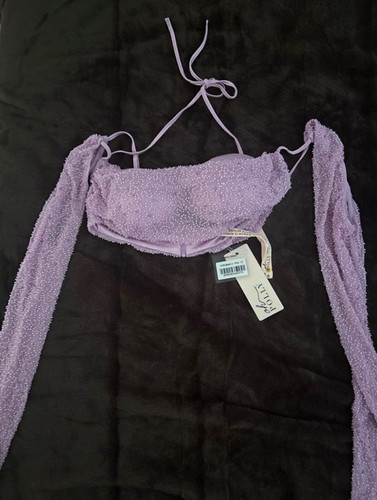 Polly purple beaded - oh,