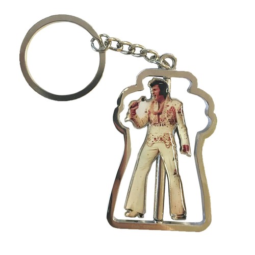 Elvis keychain spinner - keychain,