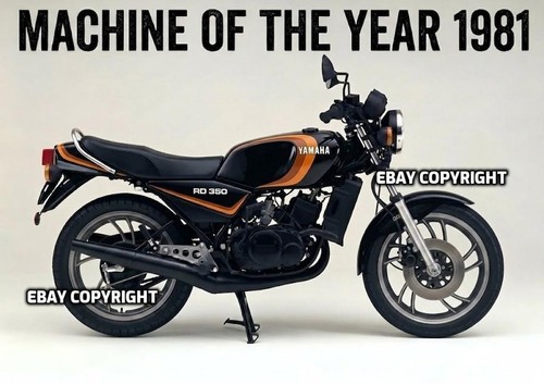 Yamaha rd350lc 1981 poster - 1981,