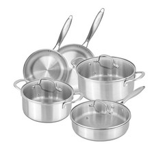 8Pcs Stainless Steel Cookware
