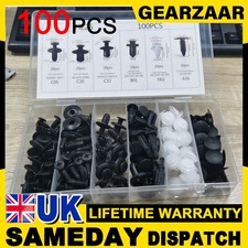 100x Car Body Fastener Clips