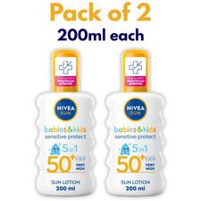 2x NIVEA SUN SPF 50+ Sunscreen