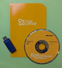 Microsoft Office 2010 Home & Business Product Key Card with DISK & USB