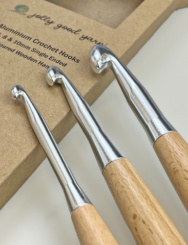 Aluminium metal crochet hooks - metal,