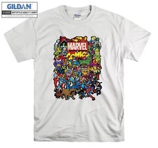 Marvel Comics Heroes Group T-shirt Gift Hoodie T shirt Men Women Unisex 7005