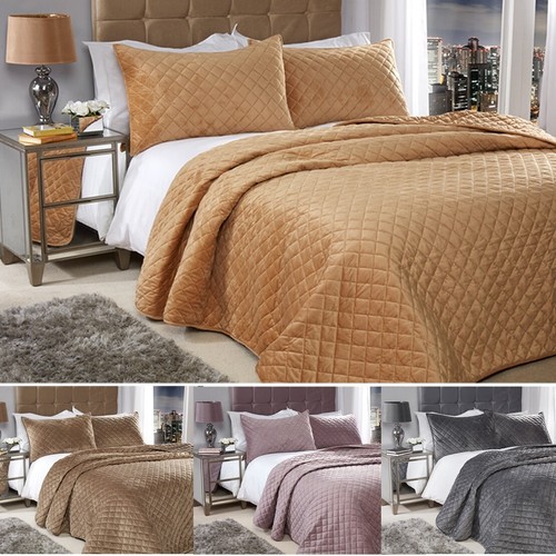 Quilted plush velvet - quilted, feel