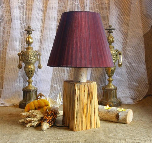 Unique driftwood table lamp - driftwood,